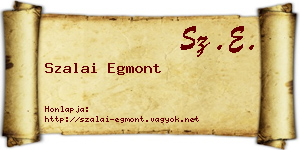 Szalai Egmont névjegykártya