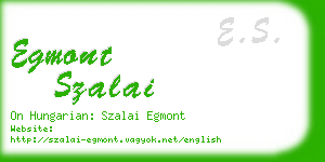 egmont szalai business card